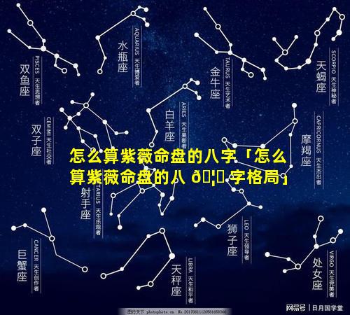 怎么算紫薇命盘的八字「怎么算紫薇命盘的八 🦟 字格局」